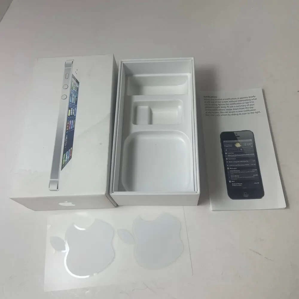 Apple iPhone 5 Original Box ~ BOX ONLY plus Paperwork and key~ 16GB NO PHONE
